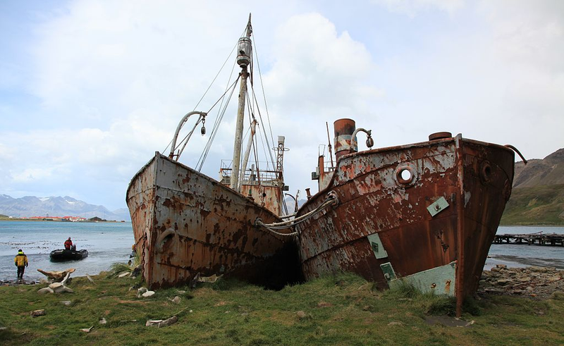 Illustration for article titled Ghostly Ship Graveyards from Around the World